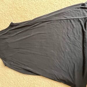 LOFT Charcoal Sleeveless swing dress